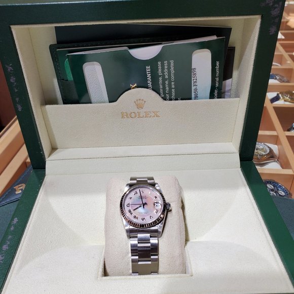 Rolex Datejust 31 Pink Mother of Pearl - Picture 1 of 8